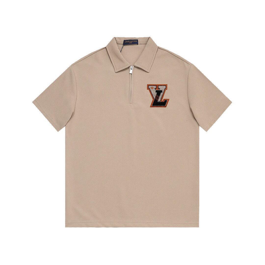 Louis Vuitton Beige T-Shirt with Collar Banlieue91