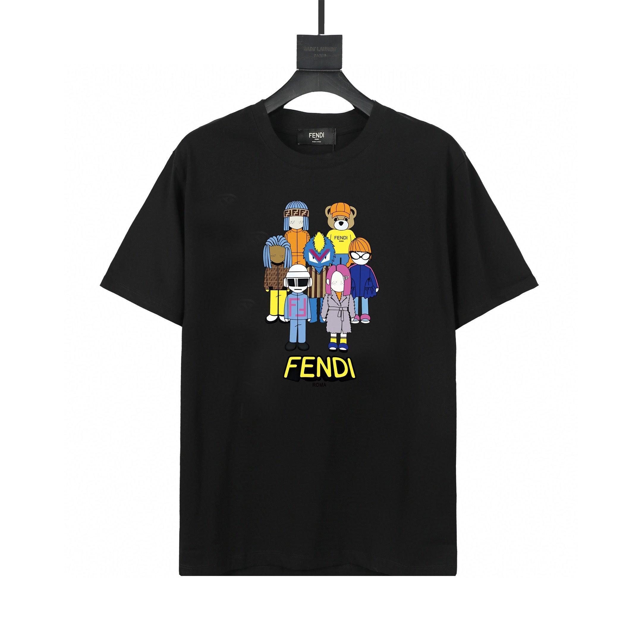 Fendi T-Shirt without Collar 'Black' Banlieue91