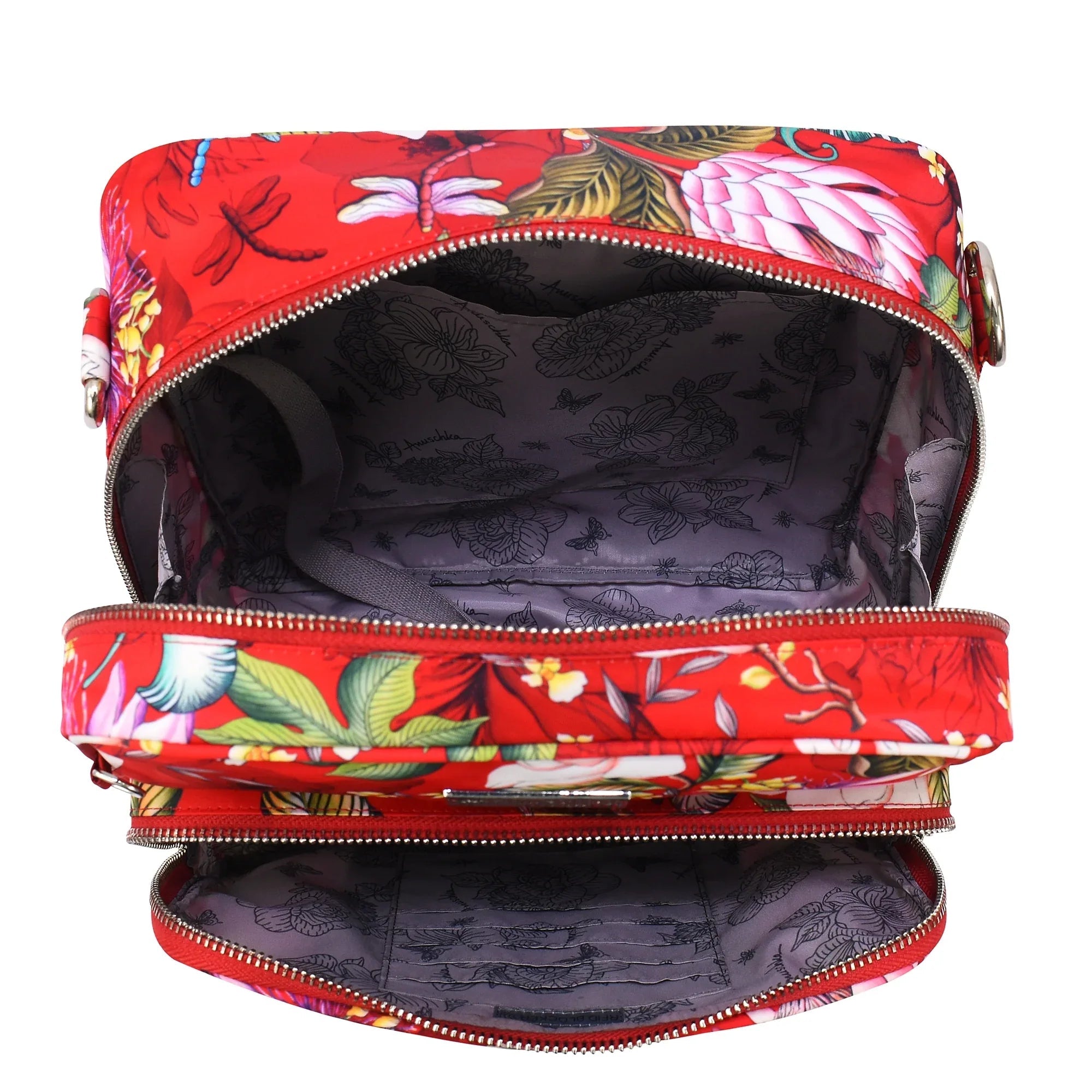 Wanderlust Luxe Fabric Organizer Crossbody - 12021