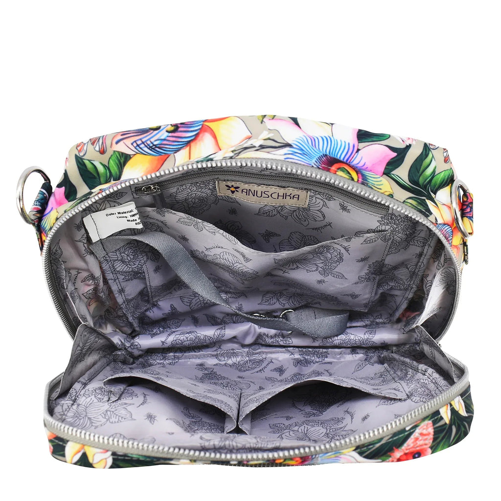 Wanderlust Luxe Fabric Organizer Crossbody - 12021