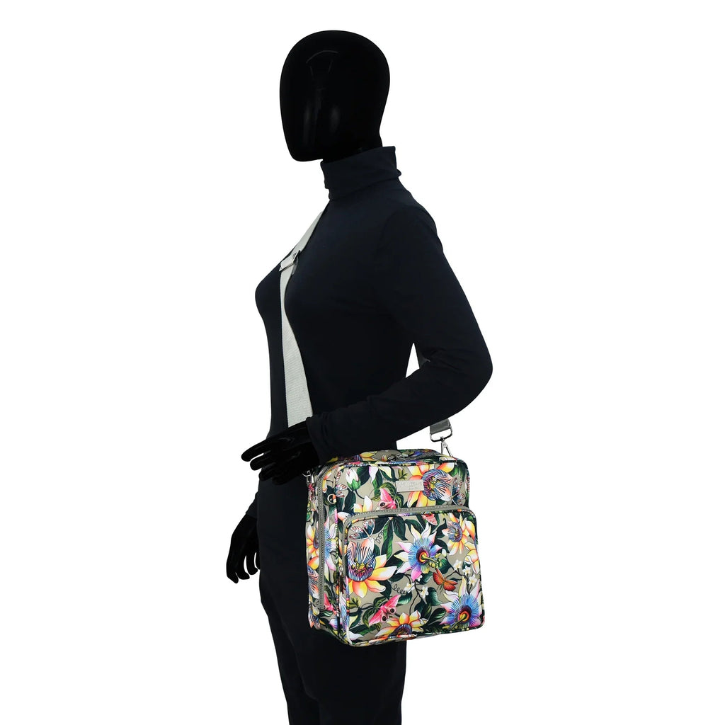 Wanderlust Luxe Fabric Organizer Crossbody - 12021