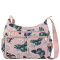 Wanderlust Luxe Fabric Crossbody Hobo - 12030