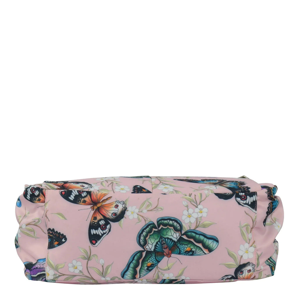 Wanderlust Luxe Fabric Crossbody Hobo - 12030