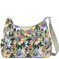 Wanderlust Luxe Fabric Crossbody Hobo - 12030