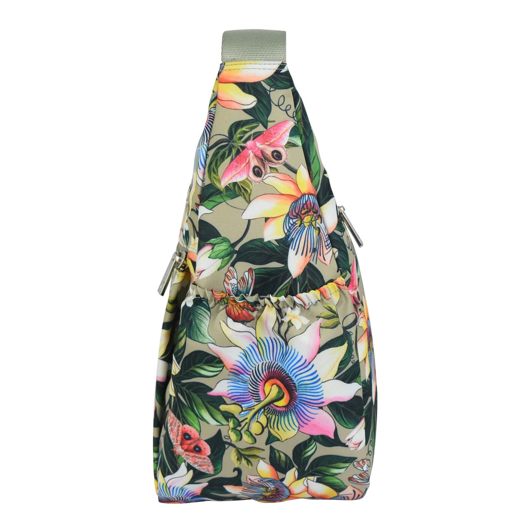 Wanderlust Luxe Fabric Crossbody Hobo - 12030