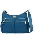 Wanderlust Luxe Fabric Crossbody Hobo - 12030