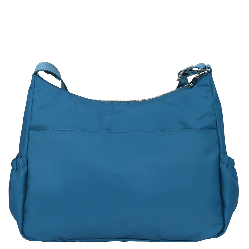 Wanderlust Luxe Fabric Crossbody Hobo - 12030