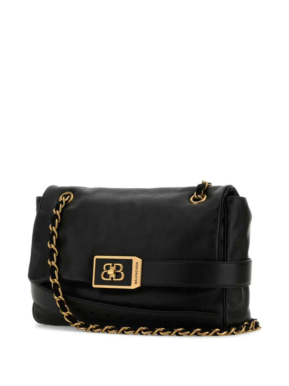 Balenciaga Women Modu Medium Flap Bag With Chain