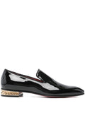 CHRISTIAN LOUBOUTIN Dandy Rocks Patent Leather Loafers for Men Banlieue91
