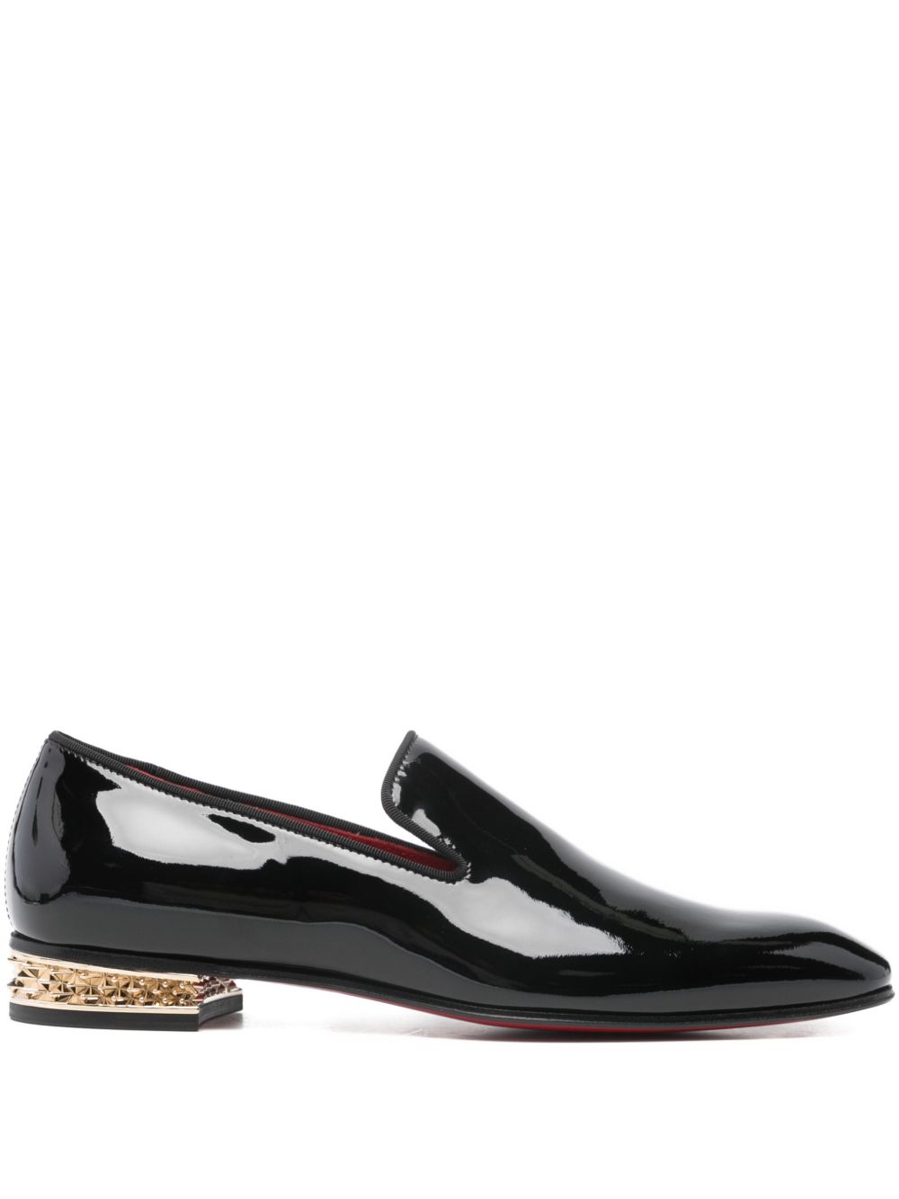 CHRISTIAN LOUBOUTIN Dandy Rocks Patent Leather Loafers for Men Banlieue91