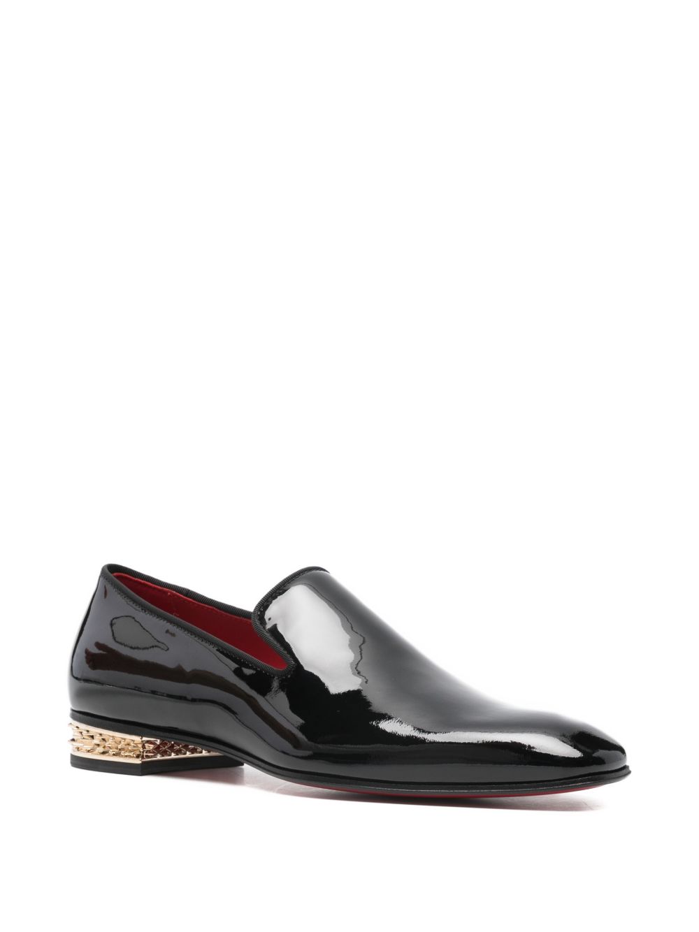 CHRISTIAN LOUBOUTIN Dandy Rocks Patent Leather Loafers for Men Banlieue91