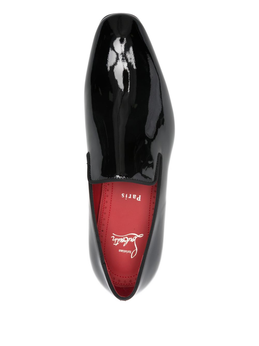 CHRISTIAN LOUBOUTIN Dandy Rocks Patent Leather Loafers for Men Banlieue91