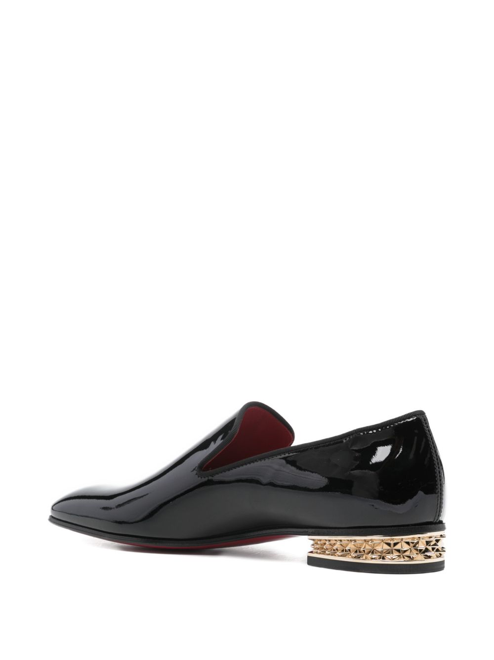 CHRISTIAN LOUBOUTIN Dandy Rocks Patent Leather Loafers for Men Banlieue91