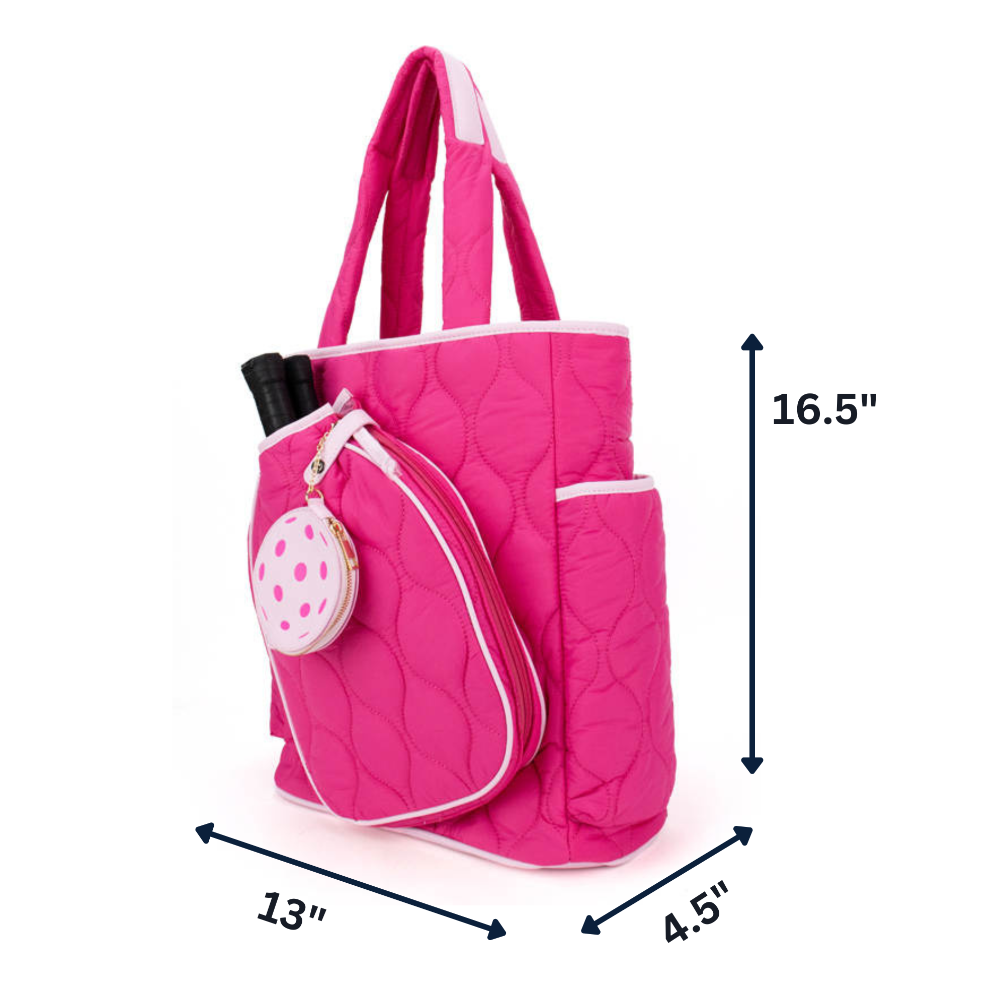 Fifth Ave Pickleball Convertible Tote Bag/Backpack Final Sale Queen of the Court