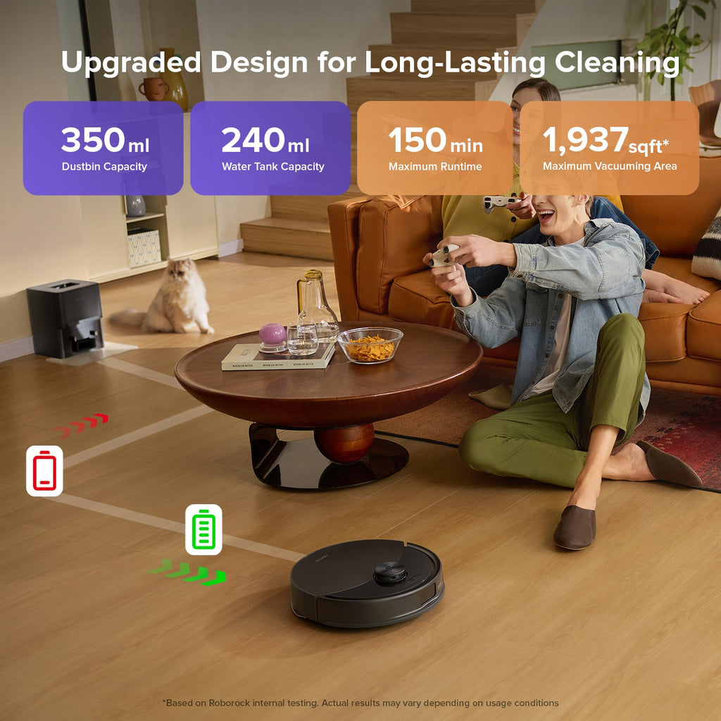 Roborock Q10 S5+ Robot Vacuum and Mop with Auto-Empty Dock Roborock US Official Store