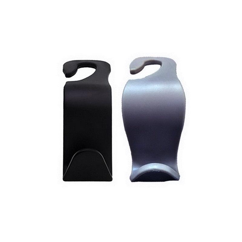 1/2pcs Universal Car Seat Back Hook Bag Hanger Car Accessories Interior Car Vehicle Headrest Hooks  Portable Holder Storage for Car Purse Cloth Decoration Durable Back Seat Hangers with Easy Install Design Portable Organizer Holder for Handbag Purse Cloth Stevvex