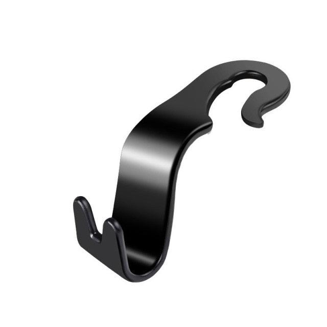 1/2pcs Universal Car Seat Back Hook Bag Hanger Car Accessories Interior Car Vehicle Headrest Hooks  Portable Holder Storage for Car Purse Cloth Decoration Durable Back Seat Hangers with Easy Install Design Portable Organizer Holder for Handbag Purse Cloth Stevvex