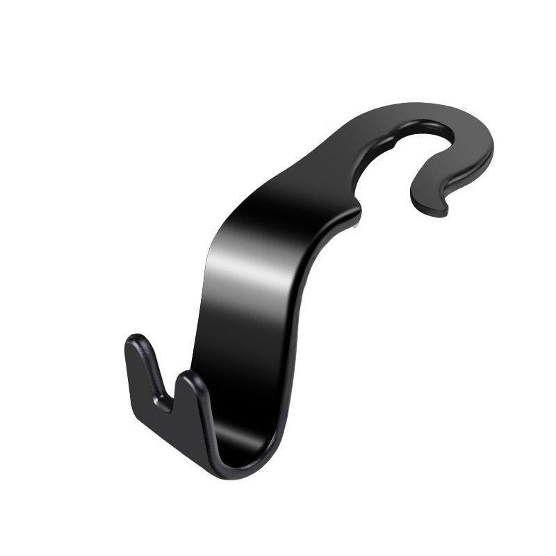 1/2pcs Universal Car Seat Back Hook Bag Hanger Car Accessories Interior Car Vehicle Headrest Hooks  Portable Holder Storage for Car Purse Cloth Decoration Durable Back Seat Hangers with Easy Install Design Portable Organizer Holder for Handbag Purse Cloth Stevvex