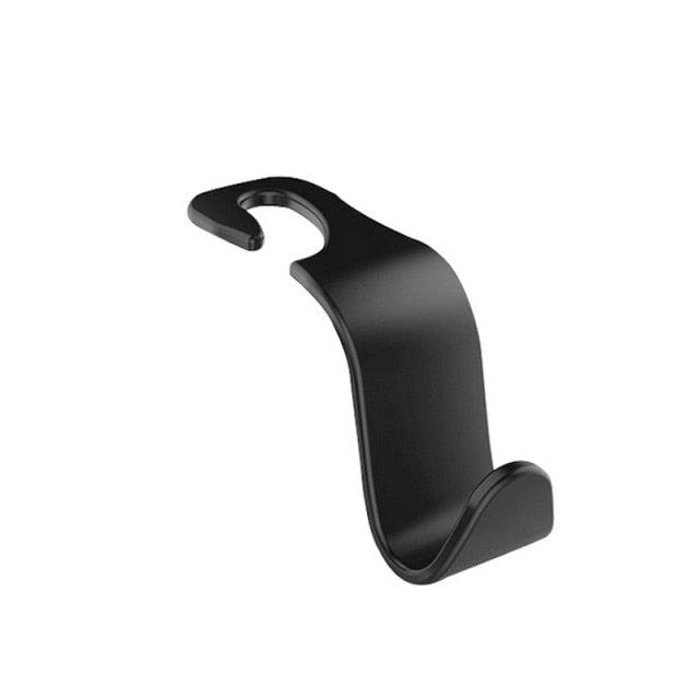 1/2pcs Universal Car Seat Back Hook Bag Hanger Car Accessories Interior Car Vehicle Headrest Hooks  Portable Holder Storage for Car Purse Cloth Decoration Durable Back Seat Hangers with Easy Install Design Portable Organizer Holder for Handbag Purse Cloth Stevvex
