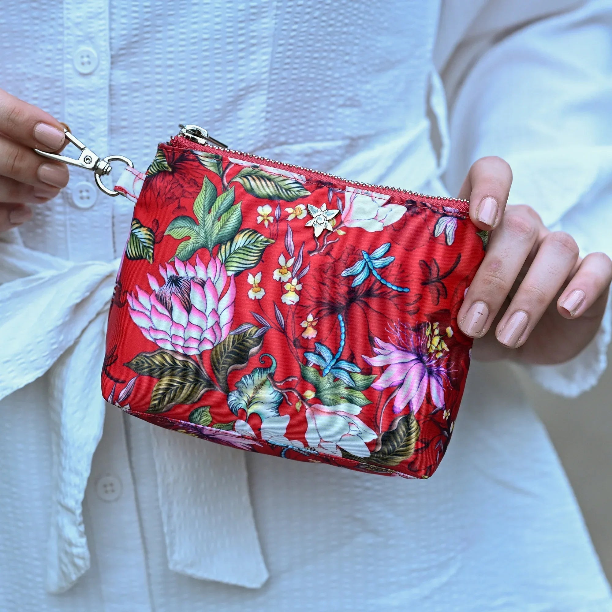 Wanderlust Luxe Fabric Pouch - 13009