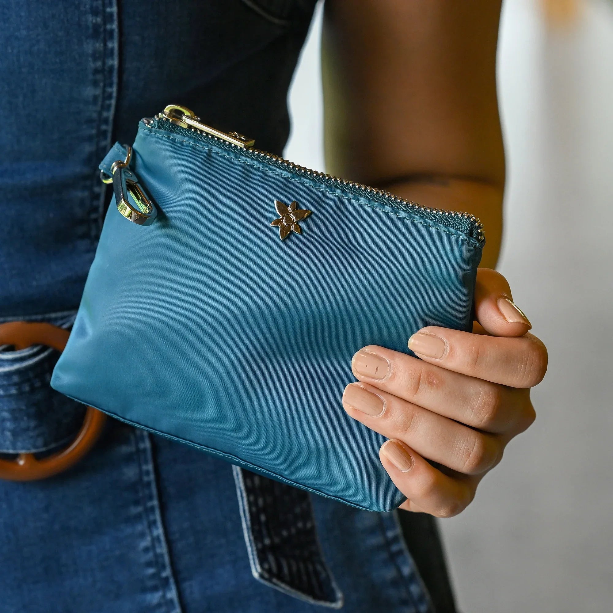 Wanderlust Luxe Fabric Pouch - 13009