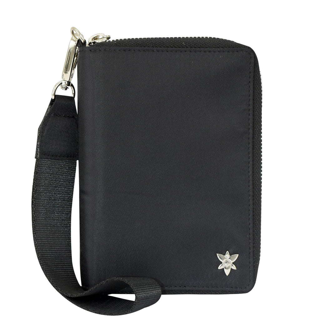 Wanderlust Luxe Fabric Passport Organizer Wristlet - 13011