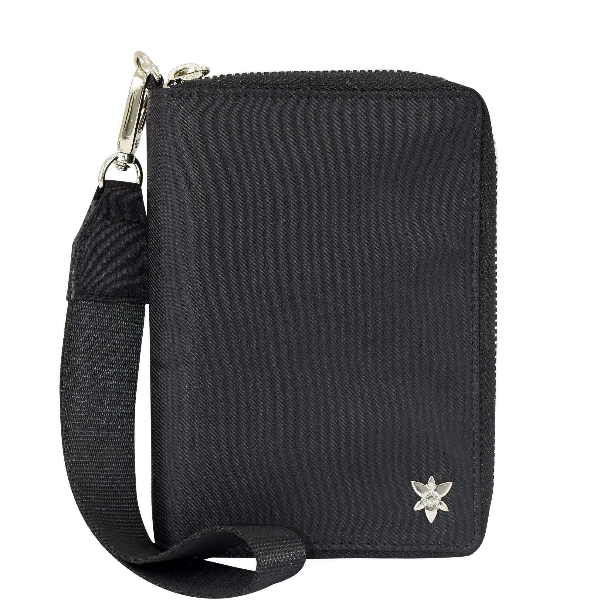Wanderlust Luxe Fabric Passport Organizer Wristlet - 13011