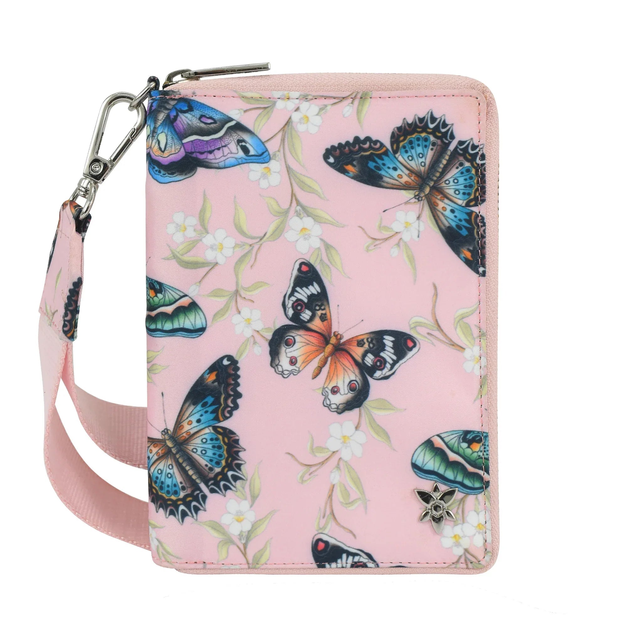 Wanderlust Luxe Fabric Passport Organizer Wristlet - 13011