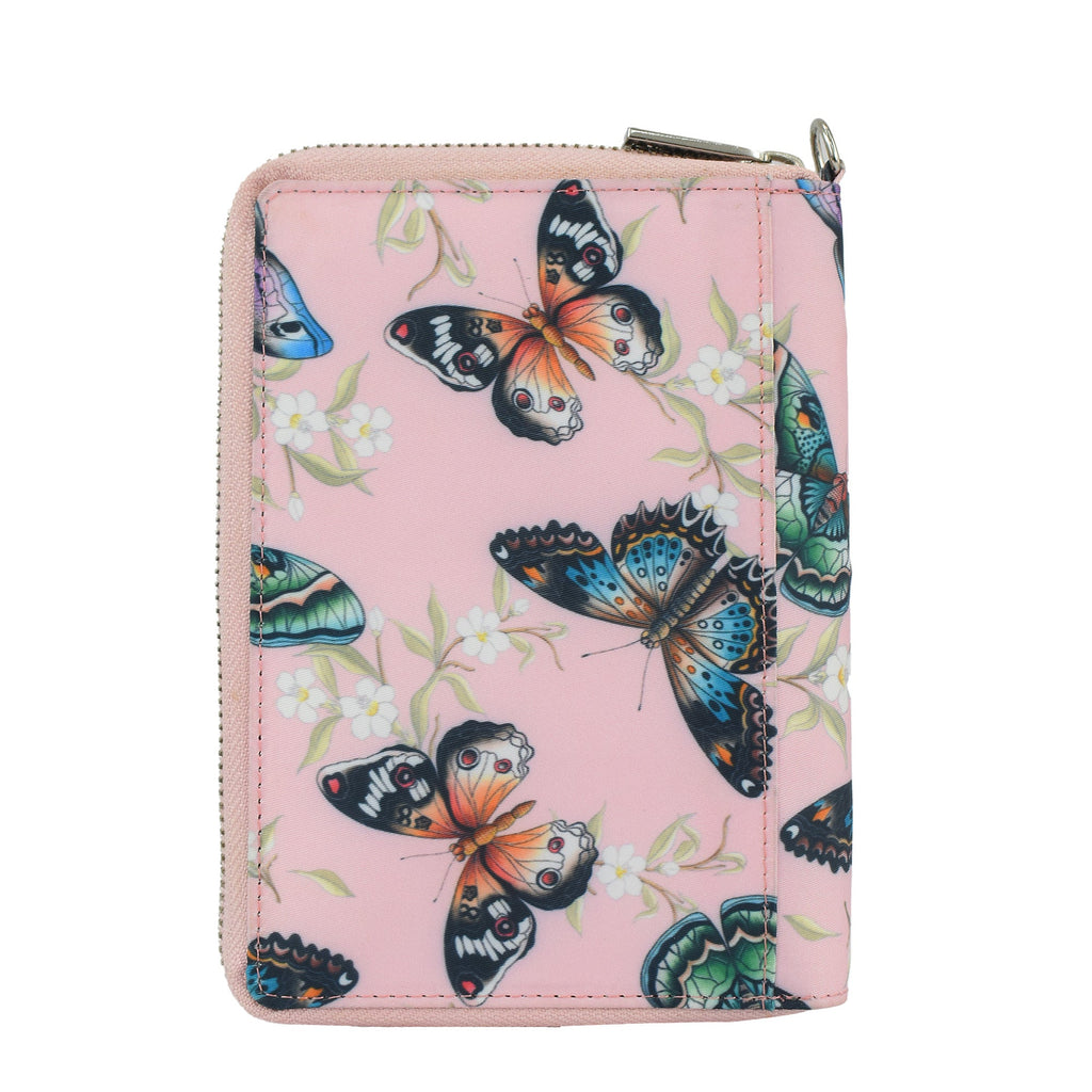 Wanderlust Luxe Fabric Passport Organizer Wristlet - 13011