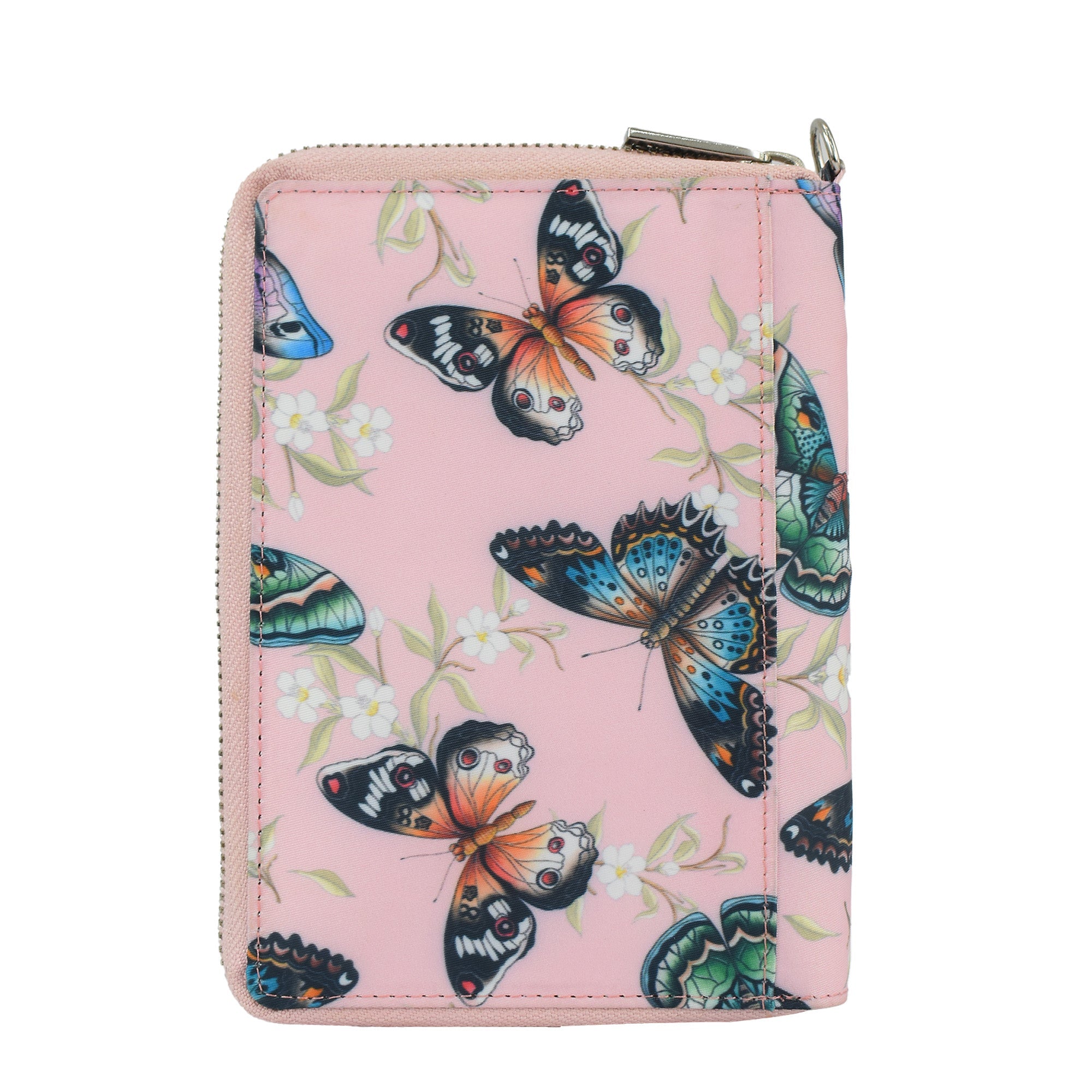 Wanderlust Luxe Fabric Passport Organizer Wristlet - 13011