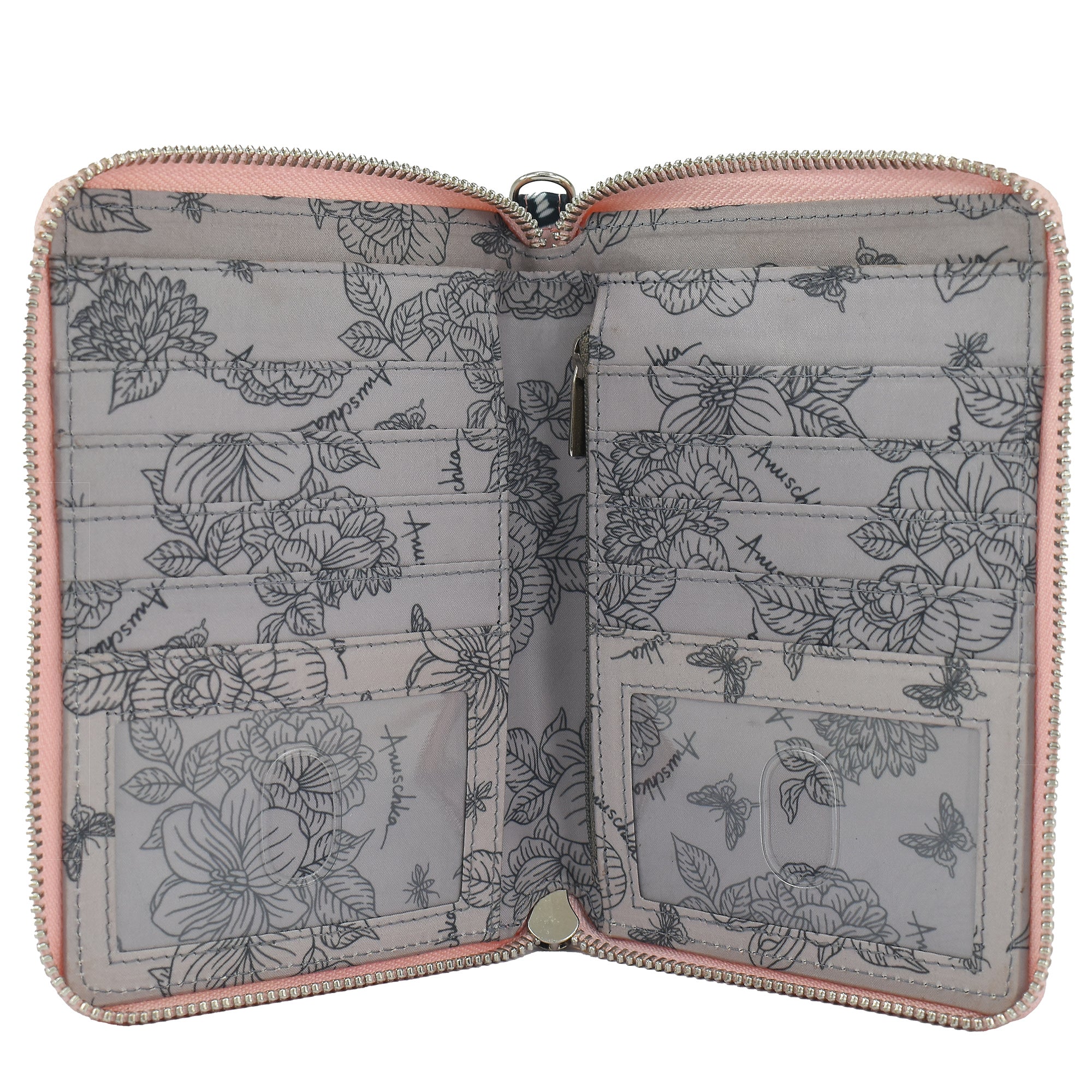 Wanderlust Luxe Fabric Passport Organizer Wristlet - 13011