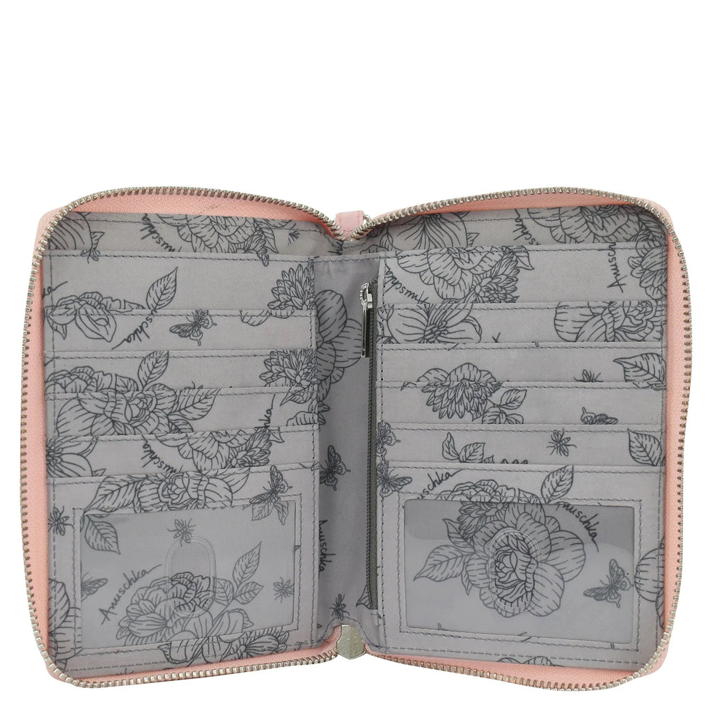 Wanderlust Luxe Fabric Passport Organizer Wristlet - 13011