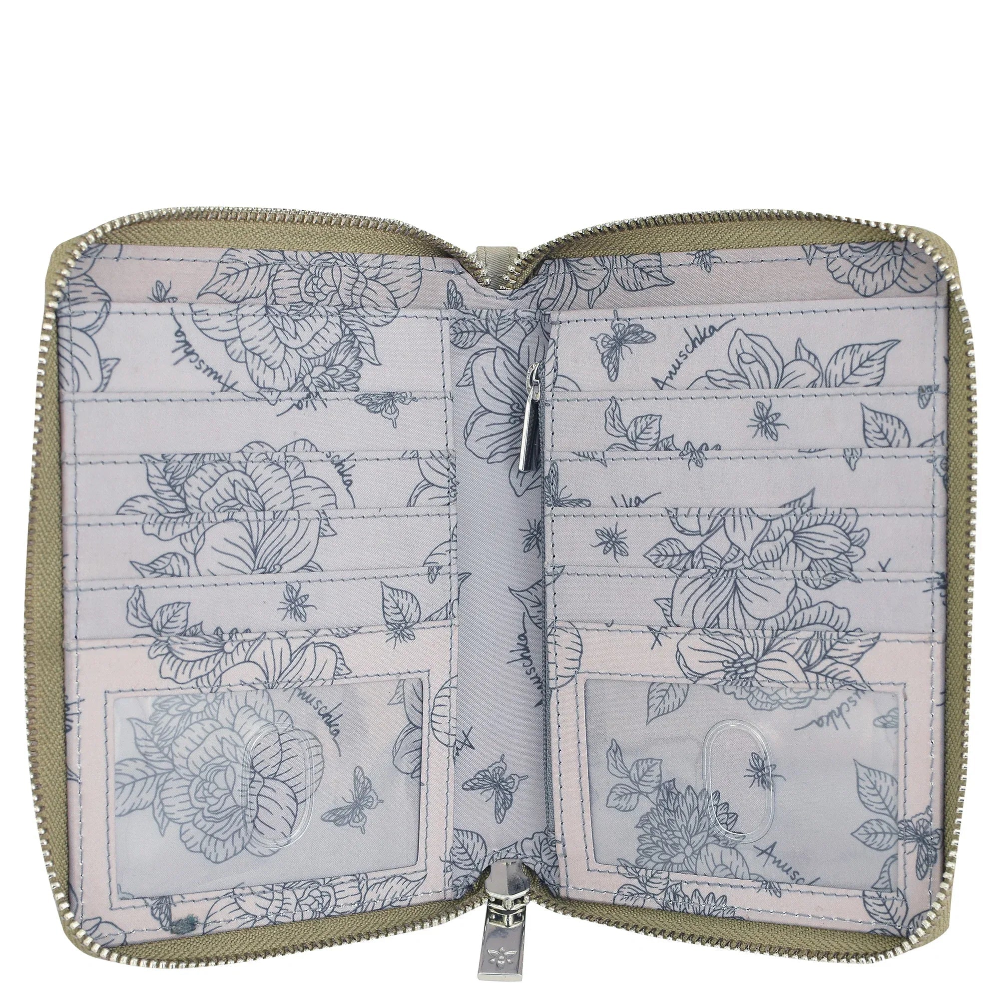 Wanderlust Luxe Fabric Passport Organizer Wristlet - 13011