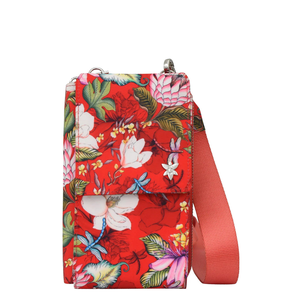Wanderlust Luxe Fabric Phone Organizer Wallet - 13012