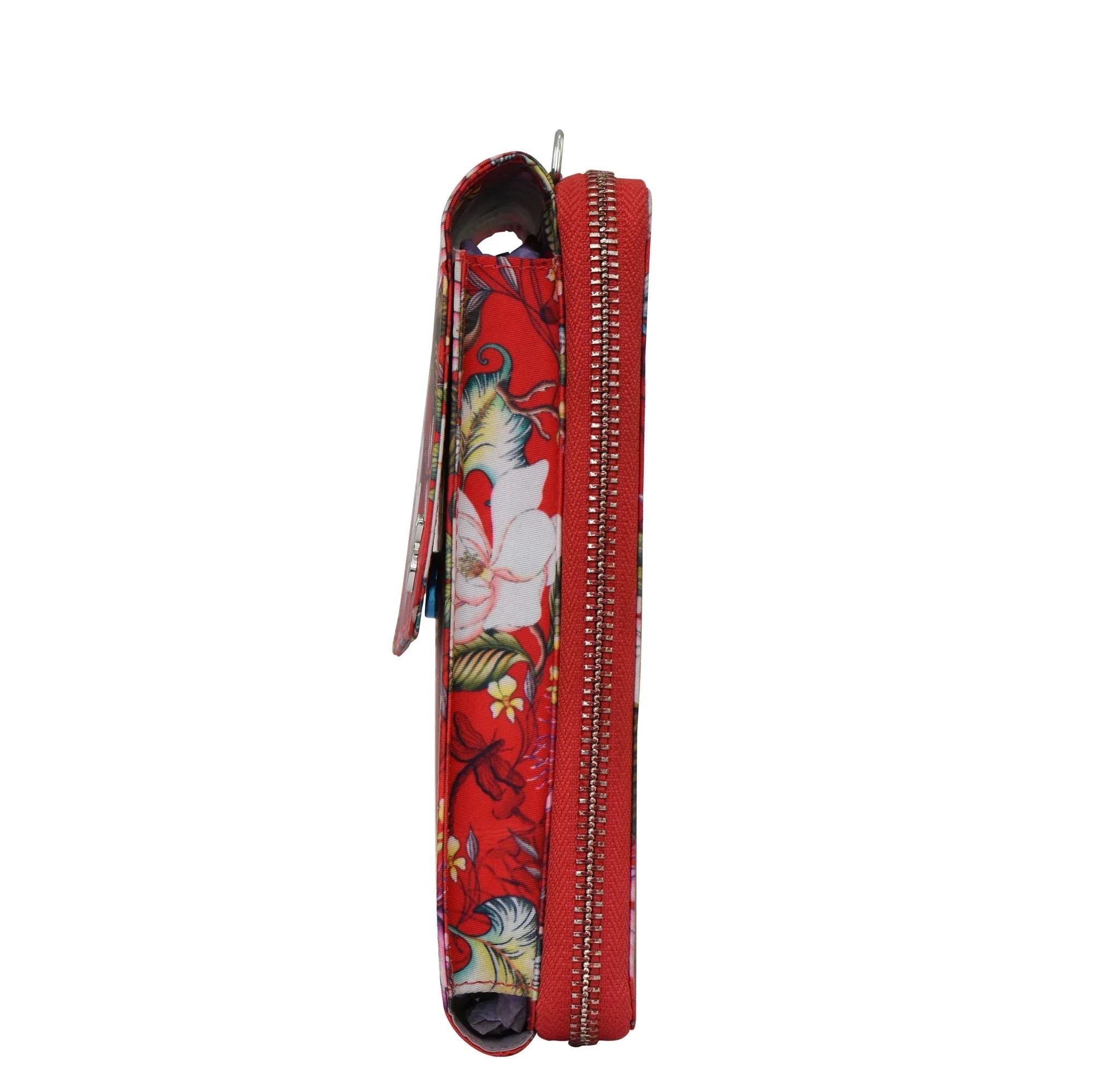 Wanderlust Luxe Fabric Phone Organizer Wallet - 13012