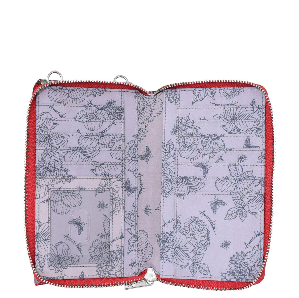 Wanderlust Luxe Fabric Phone Organizer Wallet - 13012