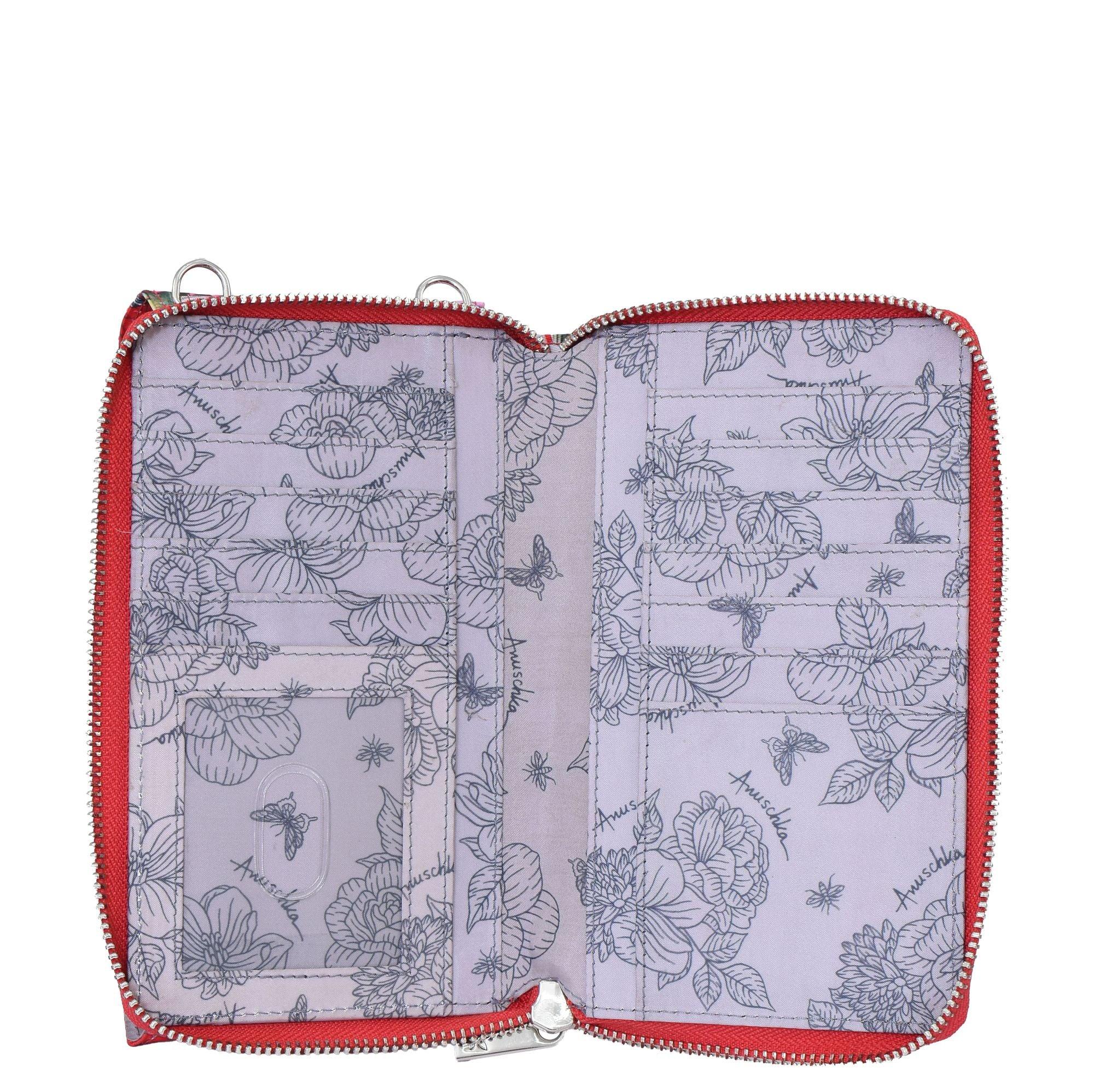 Wanderlust Luxe Fabric Phone Organizer Wallet - 13012