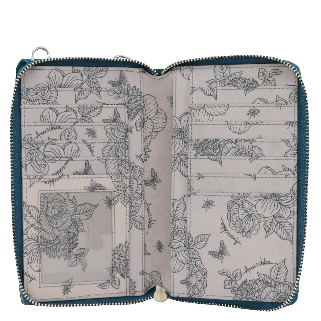 Wanderlust Luxe Fabric Phone Organizer Wallet - 13012