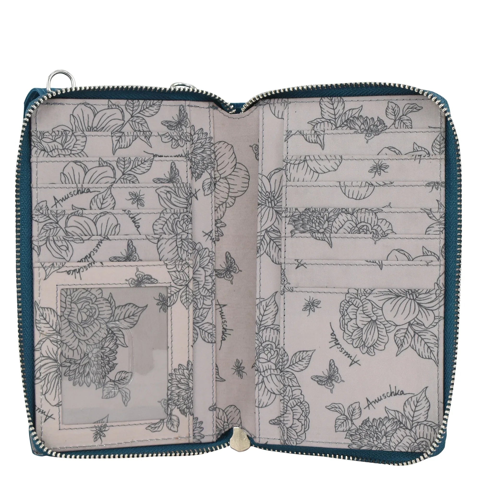 Wanderlust Luxe Fabric Phone Organizer Wallet - 13012