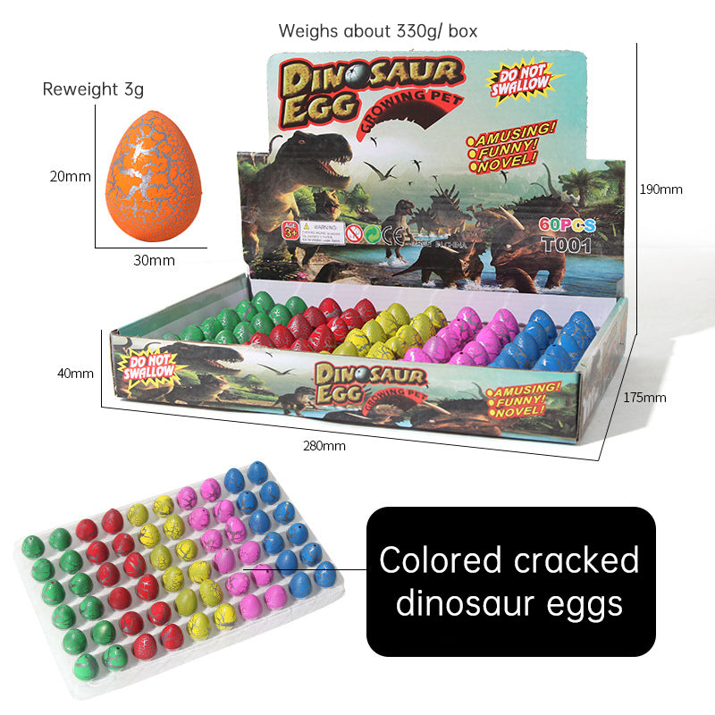 Dinosaur egg children soak in water to expand hatching small toys cracked shell simulation animal V.I.P Digital Presence