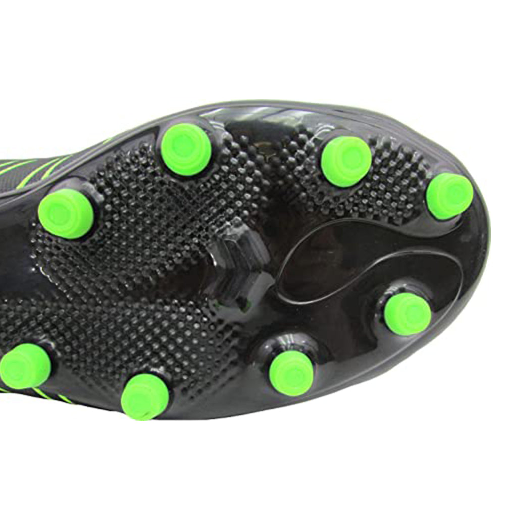 Madero Firm Ground Soccer Shoes -Black/Green Vizari Sports
