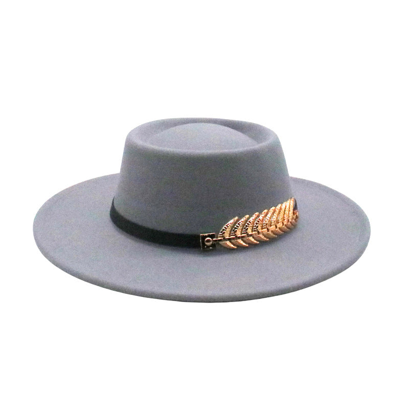 Autumn Winter Women Men  Vintage Fedora Women's Foldable Short Brim  Floppy Hat Gentleman Elegant Warm Hats Lady Party Luxury Caps Classic Summer Beach Sun Hat Stevvex