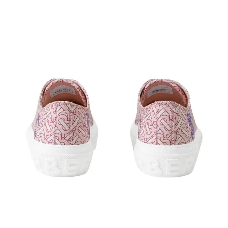 Burberry EKD Monogram Pattern Flatform Pink Banlieue91