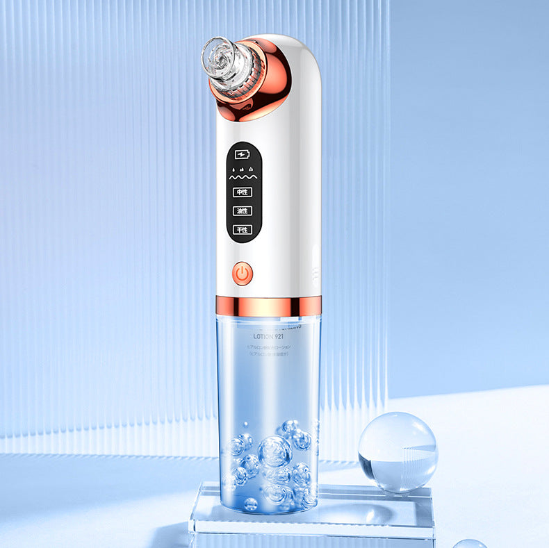 Small Bubble Beauty Instrument Household Pore Cleaning Oxygen Injection Instrument Electric Blackhead Suction Instrument