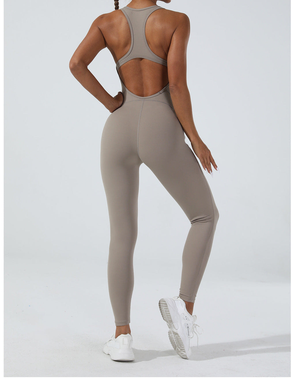 Sexy Yoga Jumpsuit Outdoor Beauty Back Jumpsuit Trousers High Elastic One Piece Yoga Jumpsuit