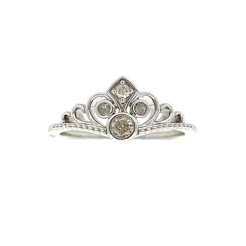 .17ct Diamond Ring Sterling Silver Bids.com