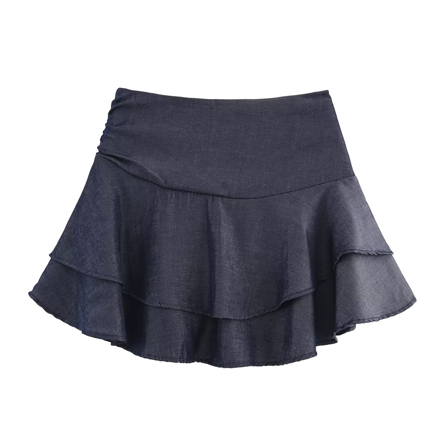 Women Clothing Western Laminated Decoration Culottes