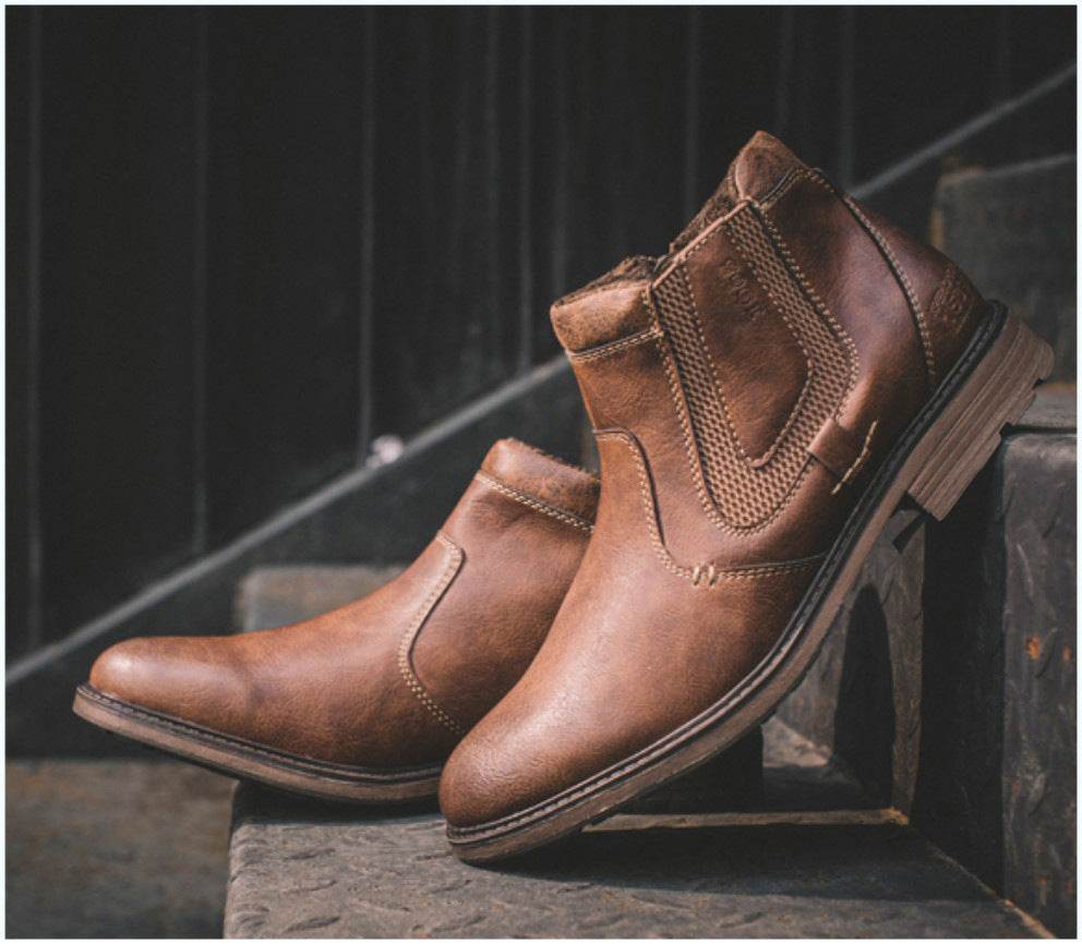 Martin Leather Work Non-Slip Men Shoes