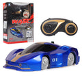 Remote control car stunt wall climbing car