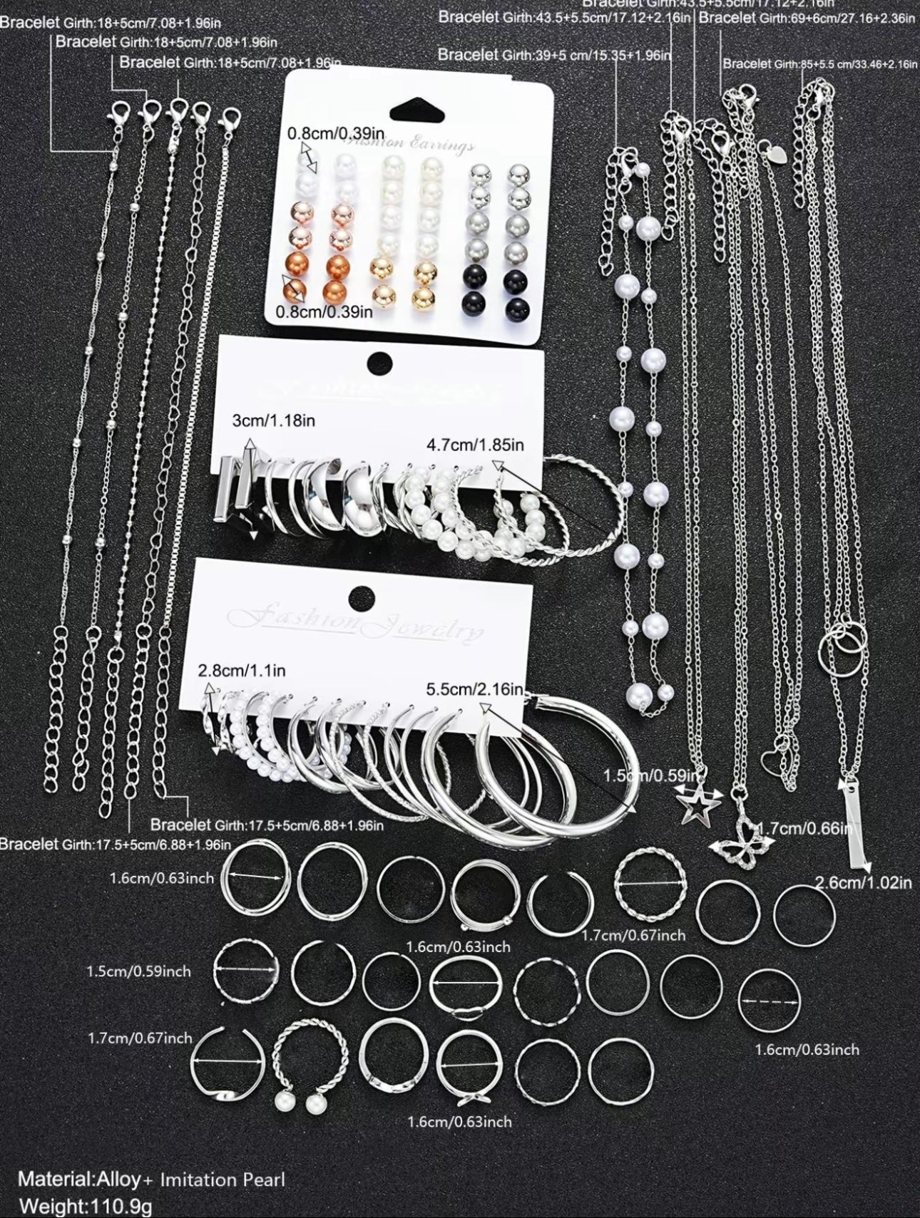 LuxePearl Charm Set